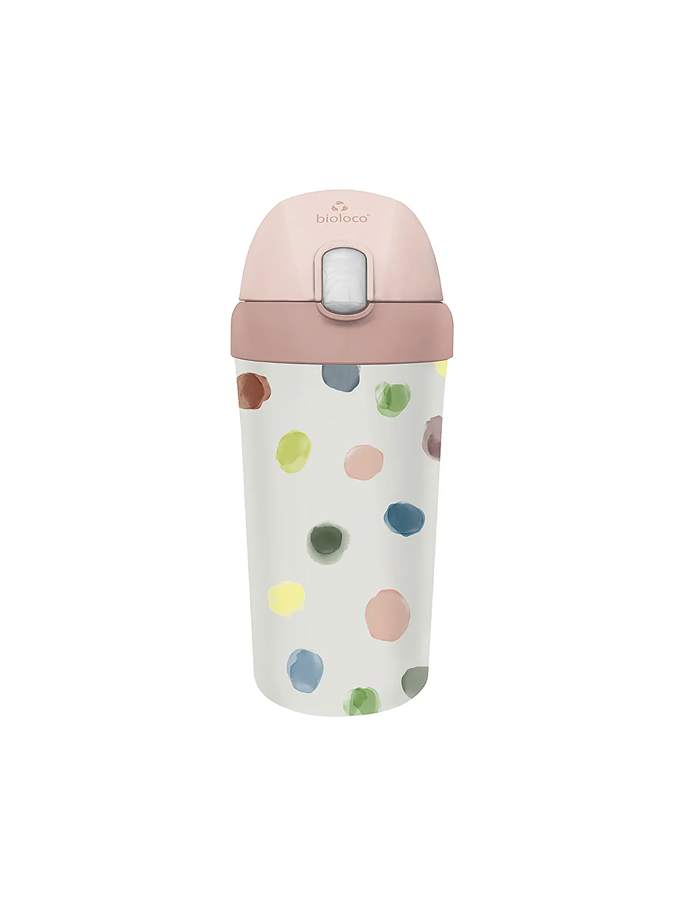 CHIC.MIC | Kinder Trinkbecher Cup bioloco plant 400ml Happy Monster | bunt